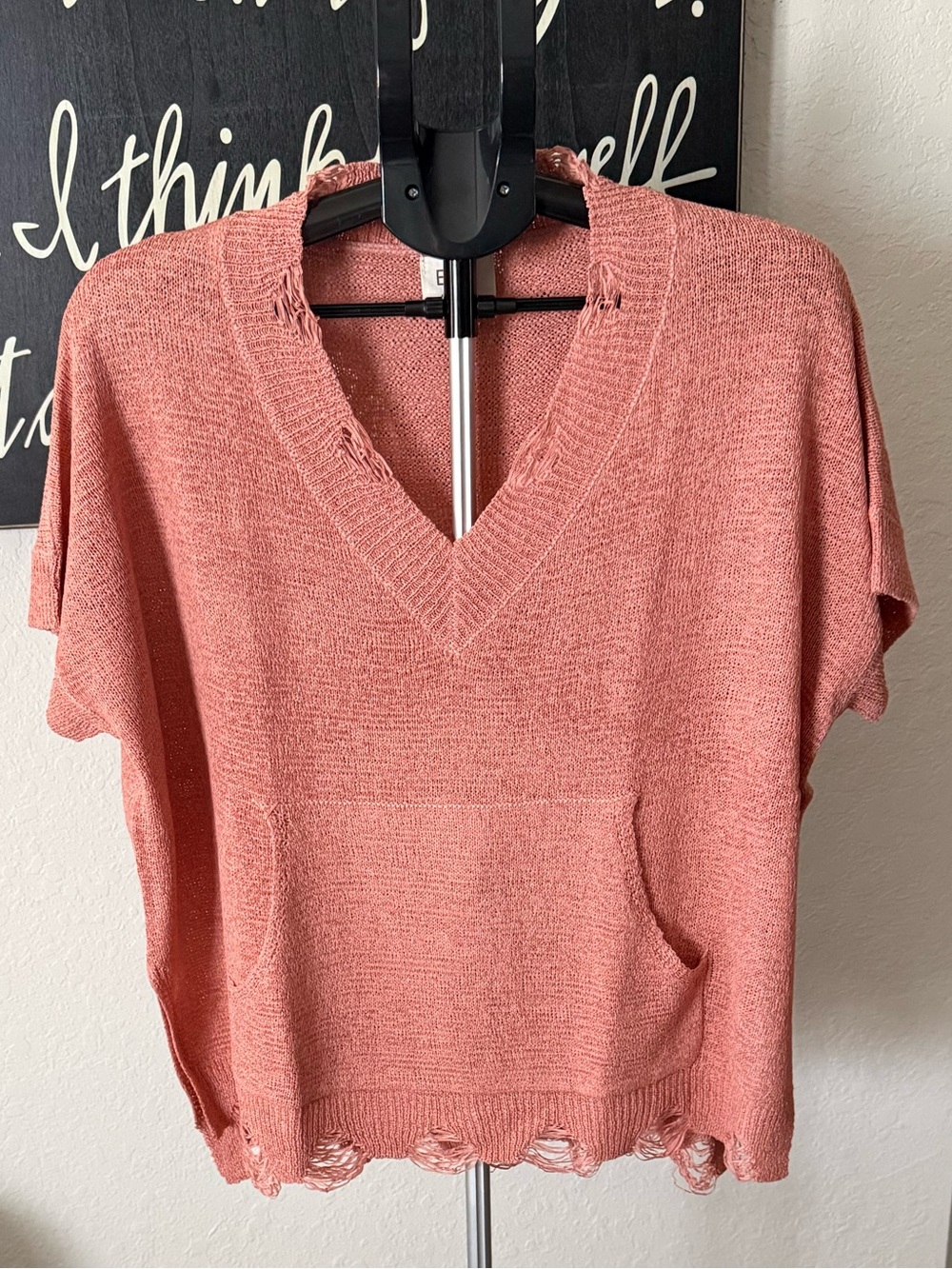 BiBi V-Neck Knit Top  NWOT